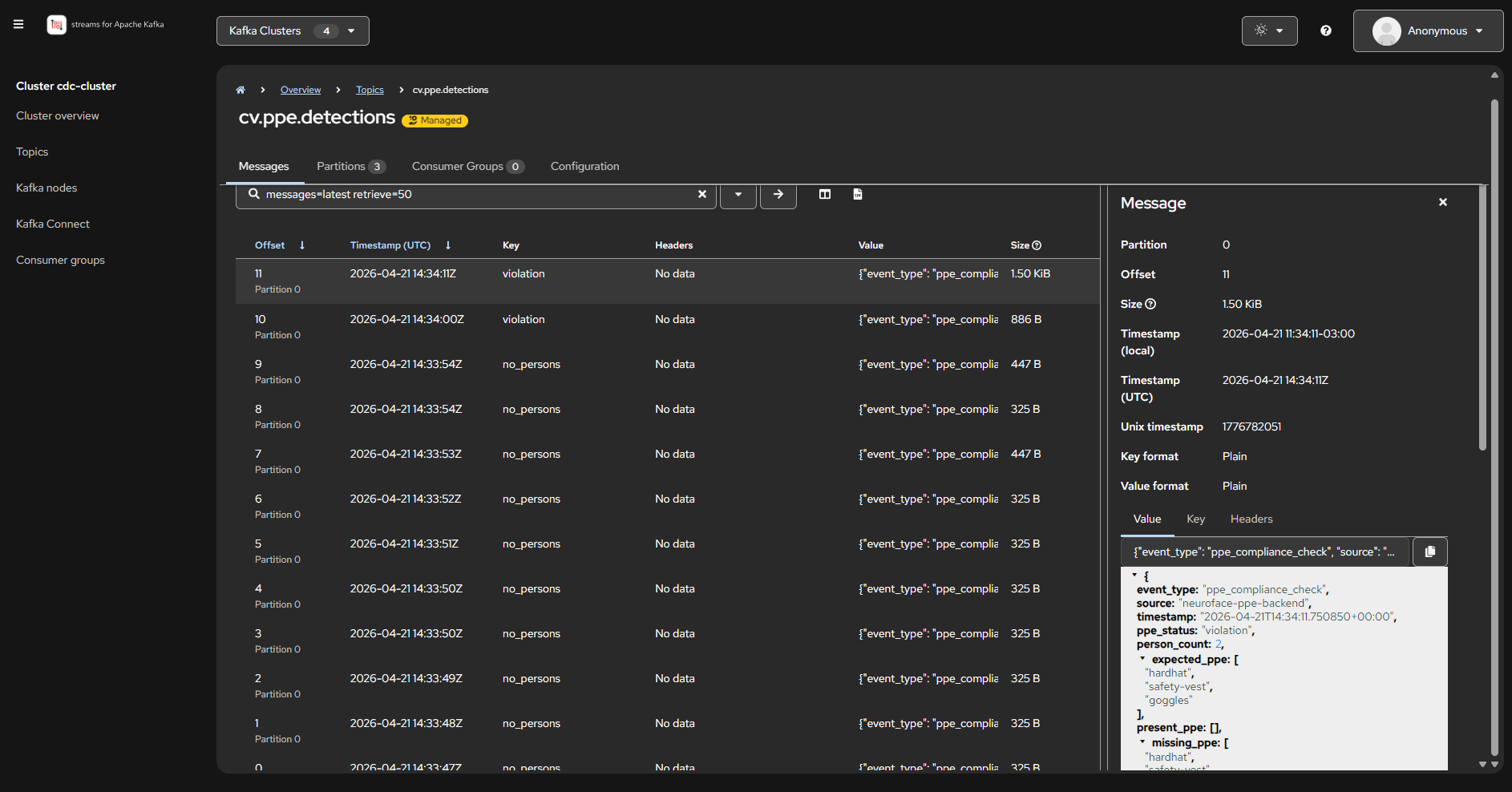 NeuroFace — Pipeline de detección