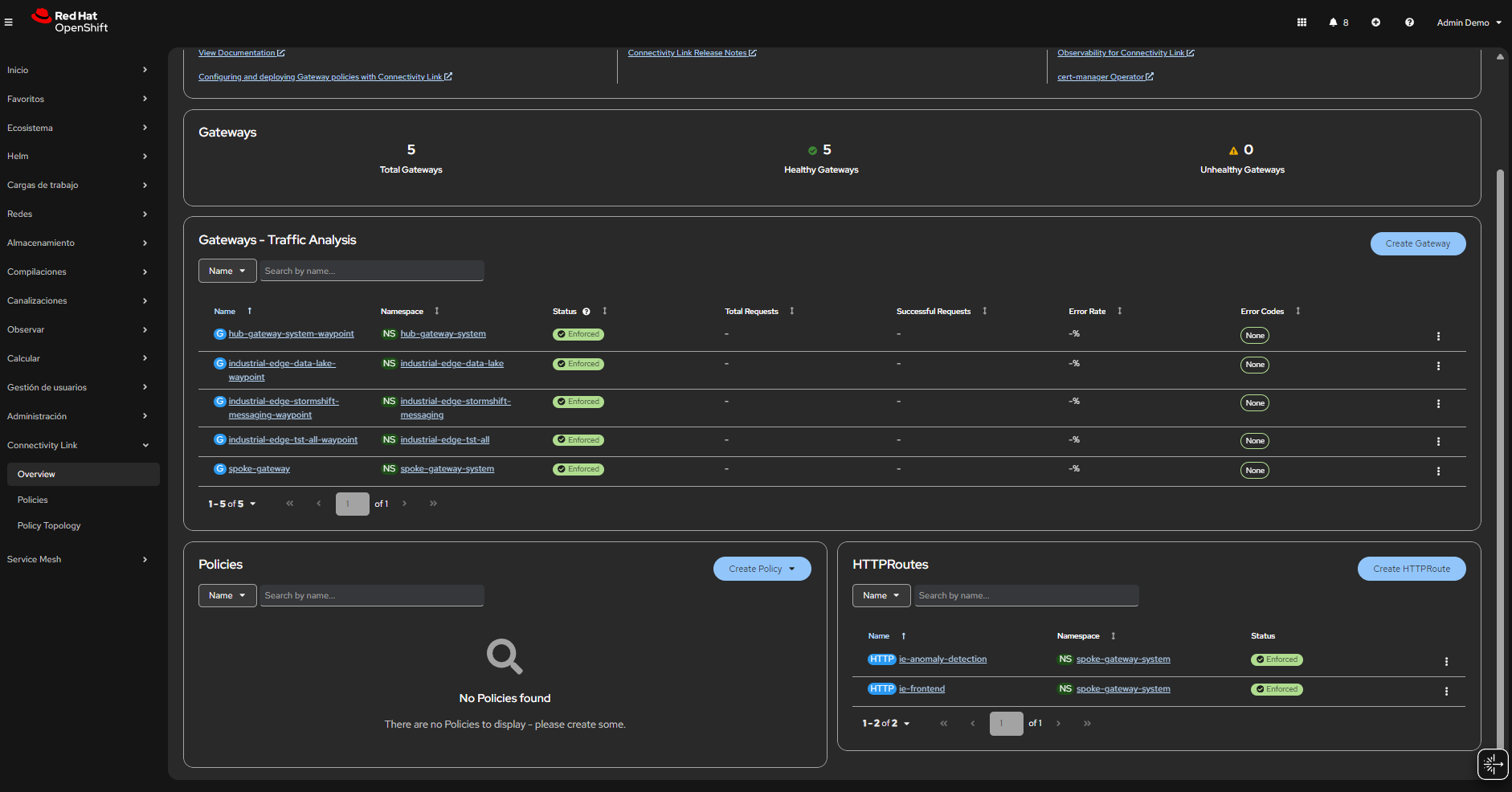 Connectivity Link – Spoke Gateway