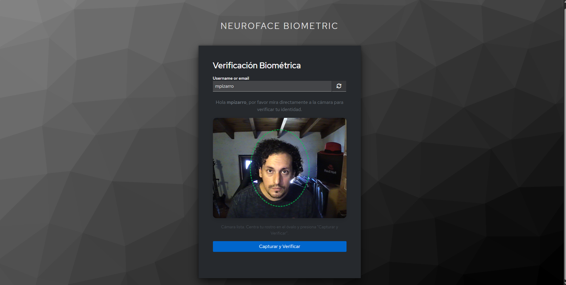 NeuroFace Biometric Test