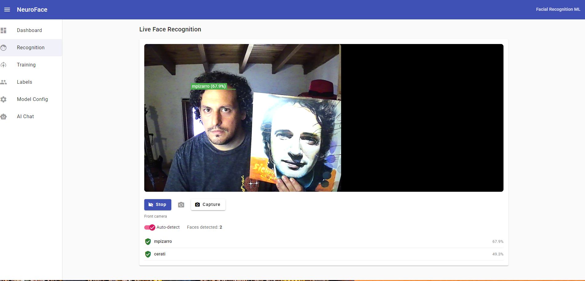 NeuroFace Training Test Two