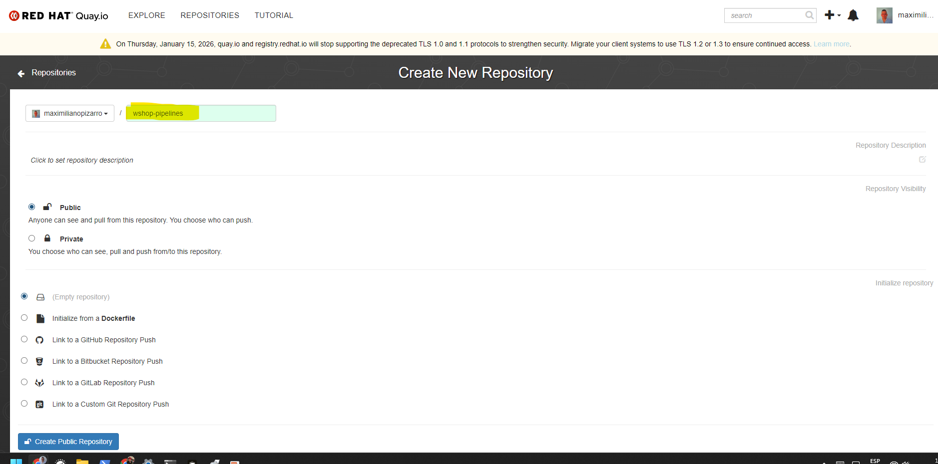 Create Robot Account